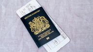 A new blue British passport. Pic: iStock