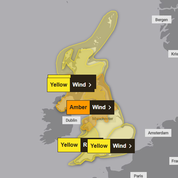 Met Office image of amber warning for 24/01/2025 ahead of Storm Éowyn
https://weather.metoffice.gov.uk/warnings-and-advice/uk-warnings#?date=2025-01-24