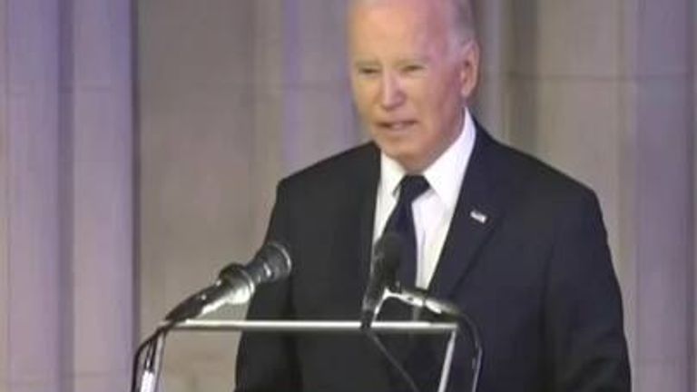 Biden said he missed the former president Jimmy Carter.

