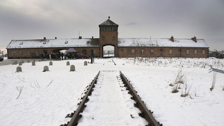 Oswiecim - Brzezinka, Auschwitz II - Birkenau concentration camp, Poland, January 17, 2024. Photo/Drahoslav Ramik (CTK via AP Images)


