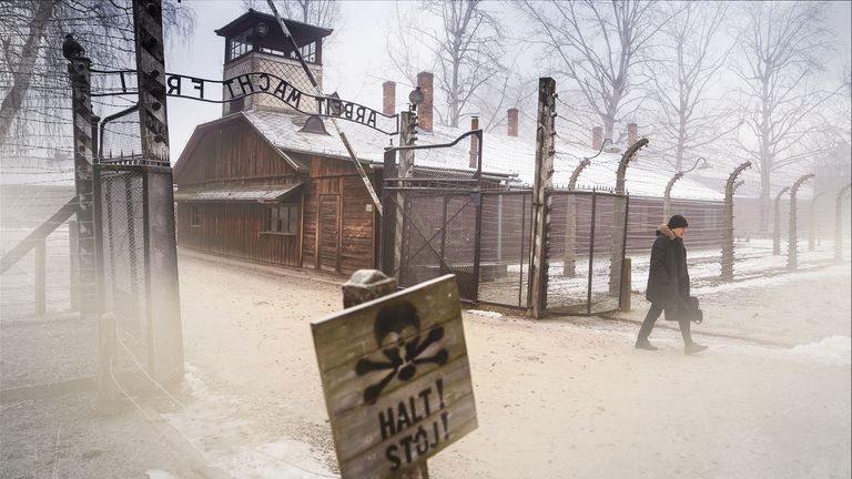 Auschwitz-Birkenau, now a museum and memorial, was liberated on 27 January 1945. Pic: AP 