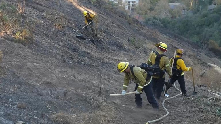 Some crews have been battling blazes for 72 hours