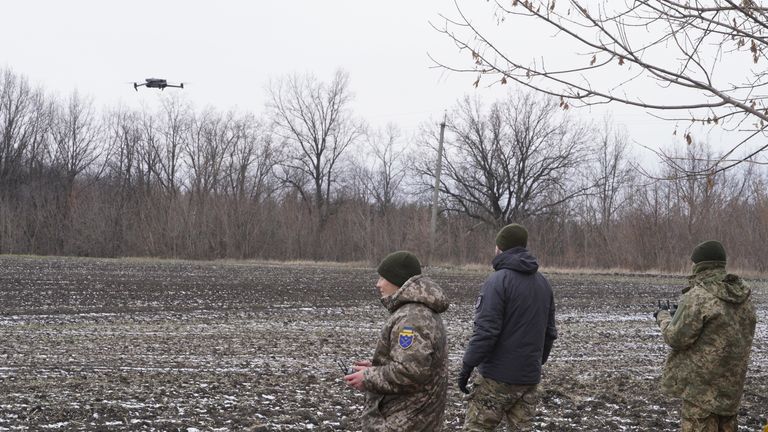 Criminals training to use drones - Images from Deborah Haynes VT about convicts serving on the frontline of the war in Ukraine
HAYNES 0600 VT UKRAINE WAR PRISONERS 280125