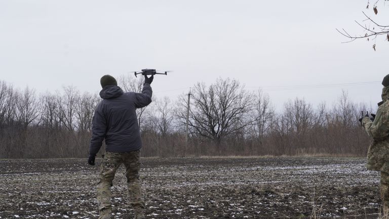 Criminals training to use drones - Images from Deborah Haynes VT about convicts serving on the frontline of the war in Ukraine
HAYNES 0600 VT UKRAINE WAR PRISONERS 280125