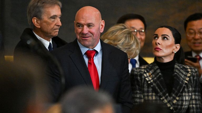 UFC boss Dana White is a long-time Trump supporter. Pic: Reuters