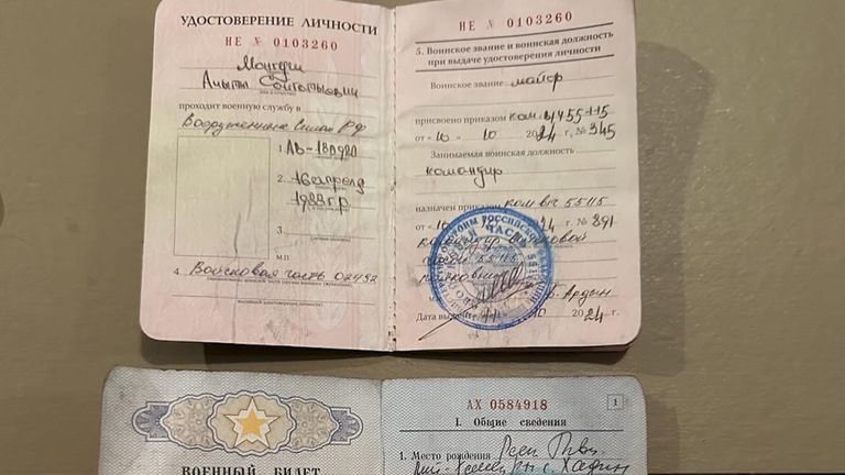 Military identity cards were Russian - a seemingly clumsy attempt to hide the true ethnicity of the soldiers