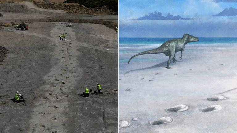 Massive Dinosaur Footprint Discovery in Oxfordshire Reveals Secrets of Jurassic Life