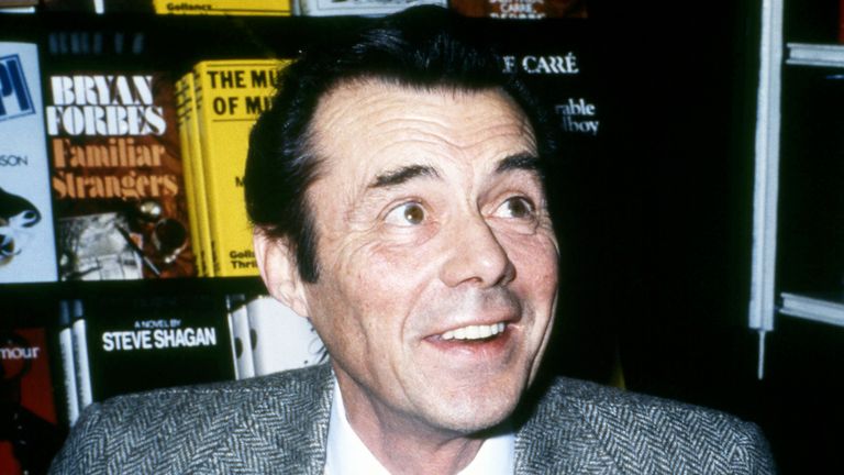 Dirk Bogarde pictured at a launch party for his new book, A Gentle Occupation, in 1980. Pic: AP Photo/John Glanville