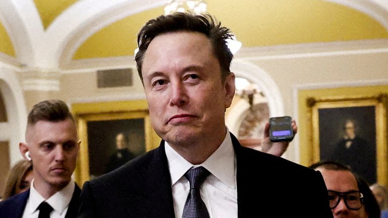 Elon Musk. Pic: Reuters