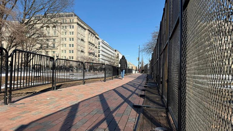 Security preparation for the United States Presidential Inauguration of Donald Trump in Washington D.C., USA, January 15, 2025. Photo/Naegele Eliska (CTK via AP Images)