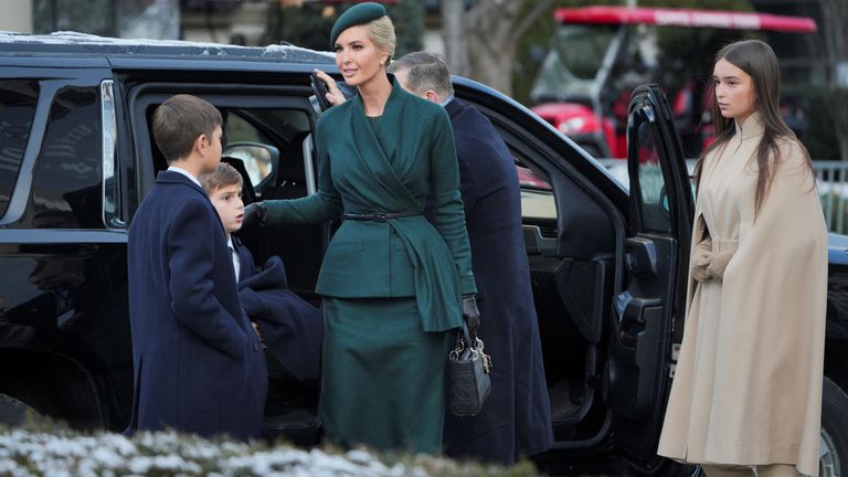  Ivanka Trump arrives at St. John's Church. Pic: Reuters