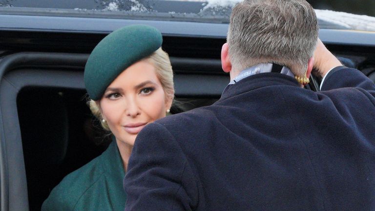 U.S. President-elect Donald Trump's daughter Ivanka Trump arrives for a service at St. John's Church on Inauguration Day of Donald Trump's second presidential term in Washington, U.S. January 20, 2025. REUTERS/Jeenah Moon