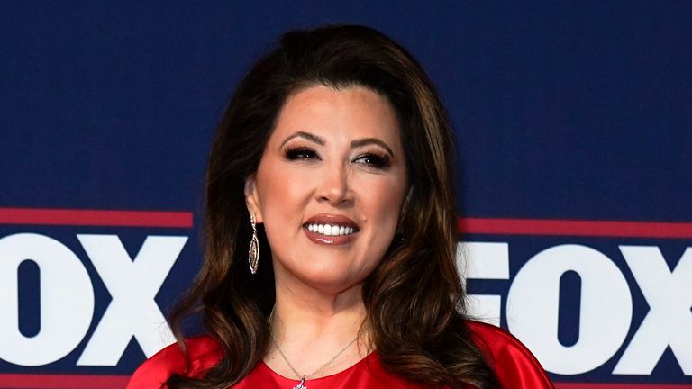 FILE - Janette Nesheiwat arrives astatine  the Fox Nation's Patriot Awards, Nov. 16, 2023, successful  Nashville, Tenn. (AP Photo/George Walker IV, File)