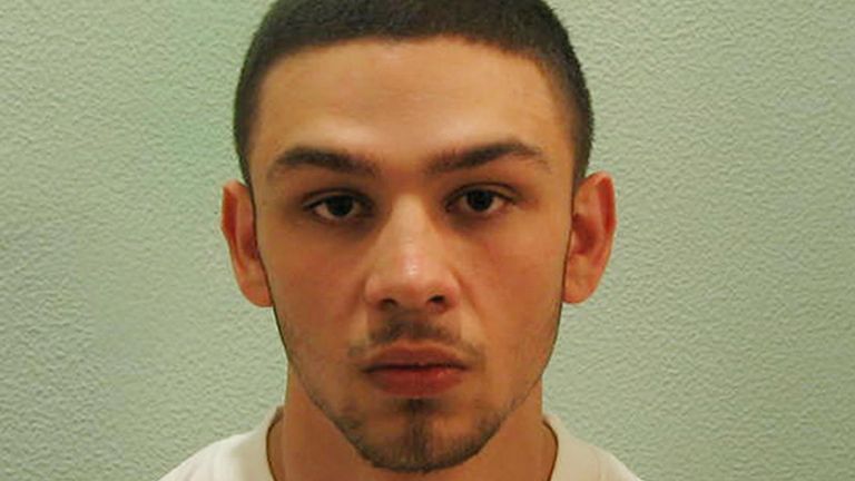 Metropolitan Police undated handout photo of Jake Fahri who was found guilty at the Old Bailey today of the murder of the schoolboy Jimmy Mizen who bled to death in a bakery after a glass dish was thrown at him.