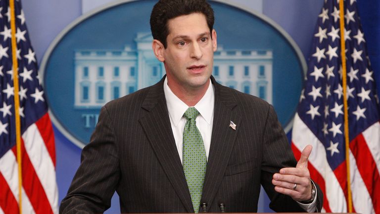 Joel Kaplan (pictured in 2008) worked for President George W Bush. Pic: AP