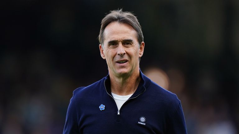 File photo dated 14/09/24 of Julen Lopetegui. West Ham have cancelled their scheduled press conference with Julen Lopetegui as they appear ever closer to sacking the Spaniard and appointing Graham Potter as their new manager. Issue date: Wednesday January 8, 2025.

