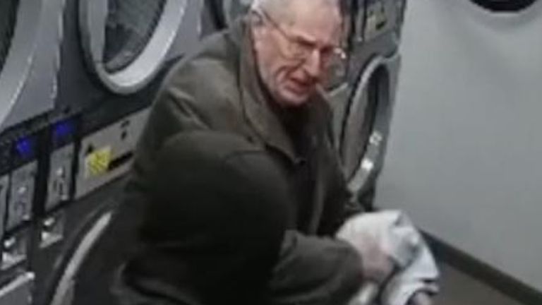 Ron Croker, 84, fights off a mugger with a pair of jeans in a launderette