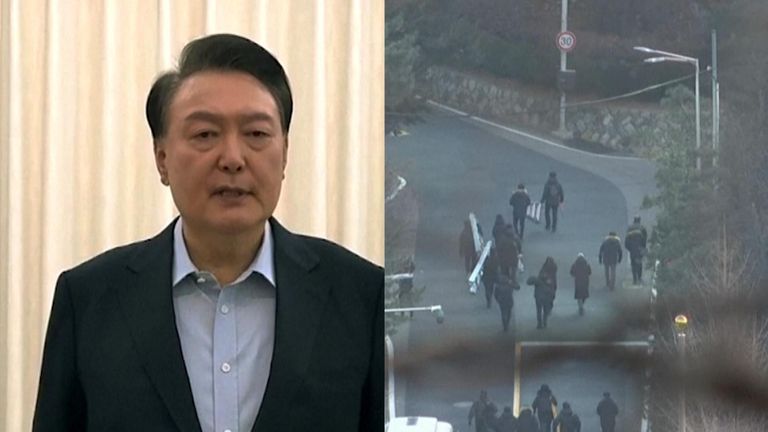 In a dramatic dawn operation, President Yoon was arrested in Seoul- the second attempt by officers. 
