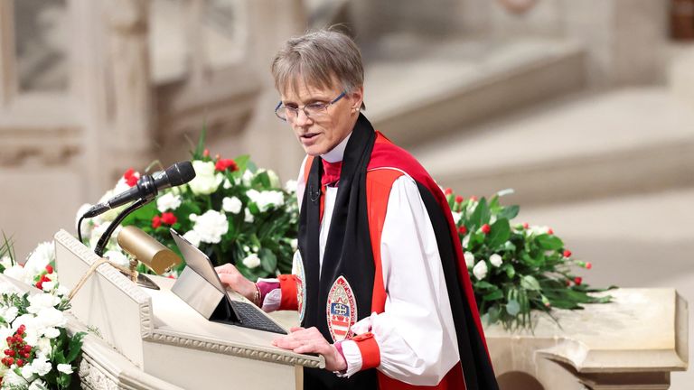 Reverend Mariann Edgar Budde.
Pic: Reuters