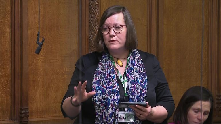 Screen grab of MP Dame Meg Hillier speaking during the debate of the Terminally Ill Adults (End of Life) Bill, in the chamber of the House of Commons in Westminster, London. Picture date: Friday November 29, 2024.
