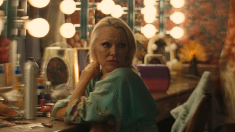 Pamela Anderson in The Last Showgirl. Pic: Roadside Attractions