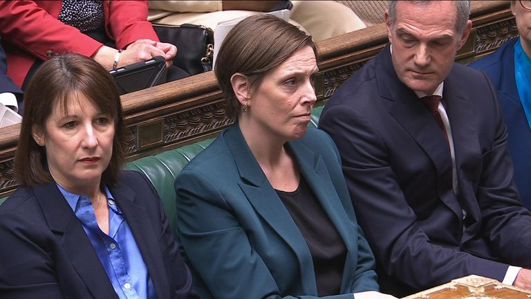 Jess Phillips during PMQs