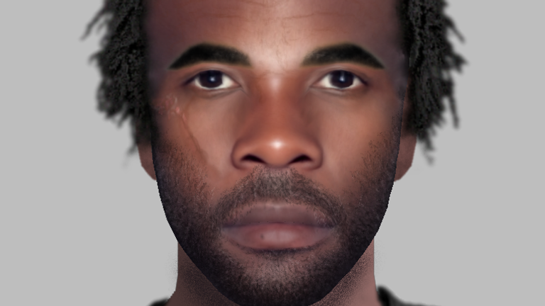 Detectives have released this e-fit of a man they want to trace. Pic: Met Police