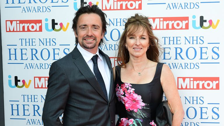 File photo dated 14/05/18 of Richard Hammond and wife Mindy Hammond attending the NHS Heroes Awards at the London Hilton on Park Lane. Richard and his wife have announced their split after an "amazing 28 years together". Issue date: Thursday January 9, 2025.