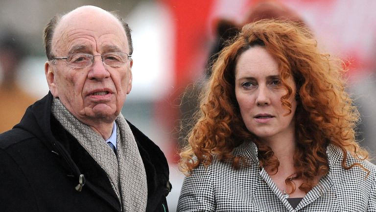 File photo dated 18/03/10 of News Corporation chairman Rupert Murdoch (left) and the then News International chief executive Rebekah Brooks during the 2010 Cheltenham Festival at Cheltenham Racecourse. Issue date: Thursday September 21, 2023. Barry Batchelor/PA Wire