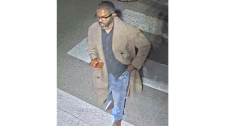 Suspect Shamsud-Din Jabbar an hour before the truck attack on Bourbon Street, New Orleans. Pic: AP