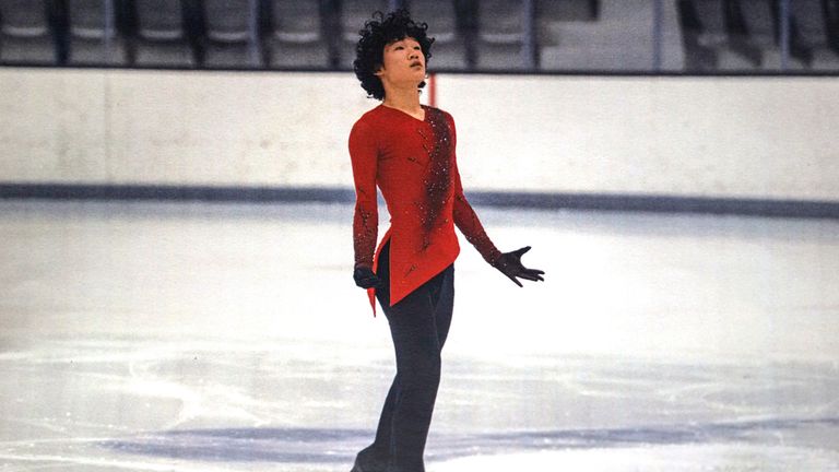 This recent handout photograph provided by The Skating Club of Boston shows club skater Spencer Lane, who died in an airplane collision with a helicopter on Jan. 29, 2025 in Washington. (The Skating Club of Boston photograph via AP)