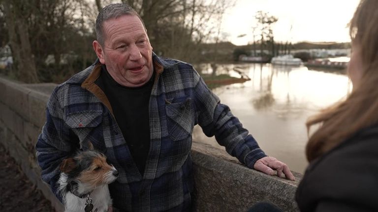 Graham Johnson, from Barrow upon Soar in Leicestershire, feared he would lose his boat home