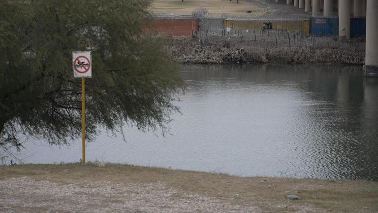 The Rio Grande River, which some fear may see an increase  in attempts to enter the US