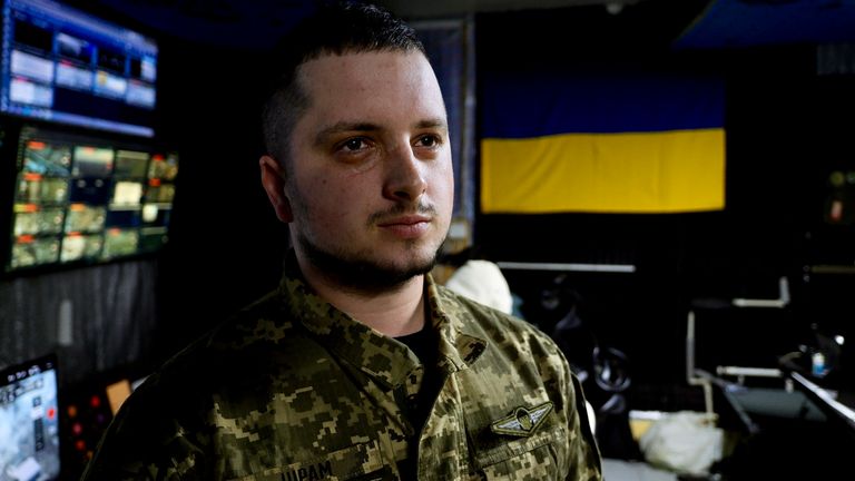 Major Vladyslav Tovstii, 28, commander of the “Korsar” battalion, 38th Separate Marine Brigade