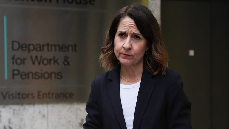 La secrétaire aux travaux et aux pensions Liz Kendall. Pic: PA