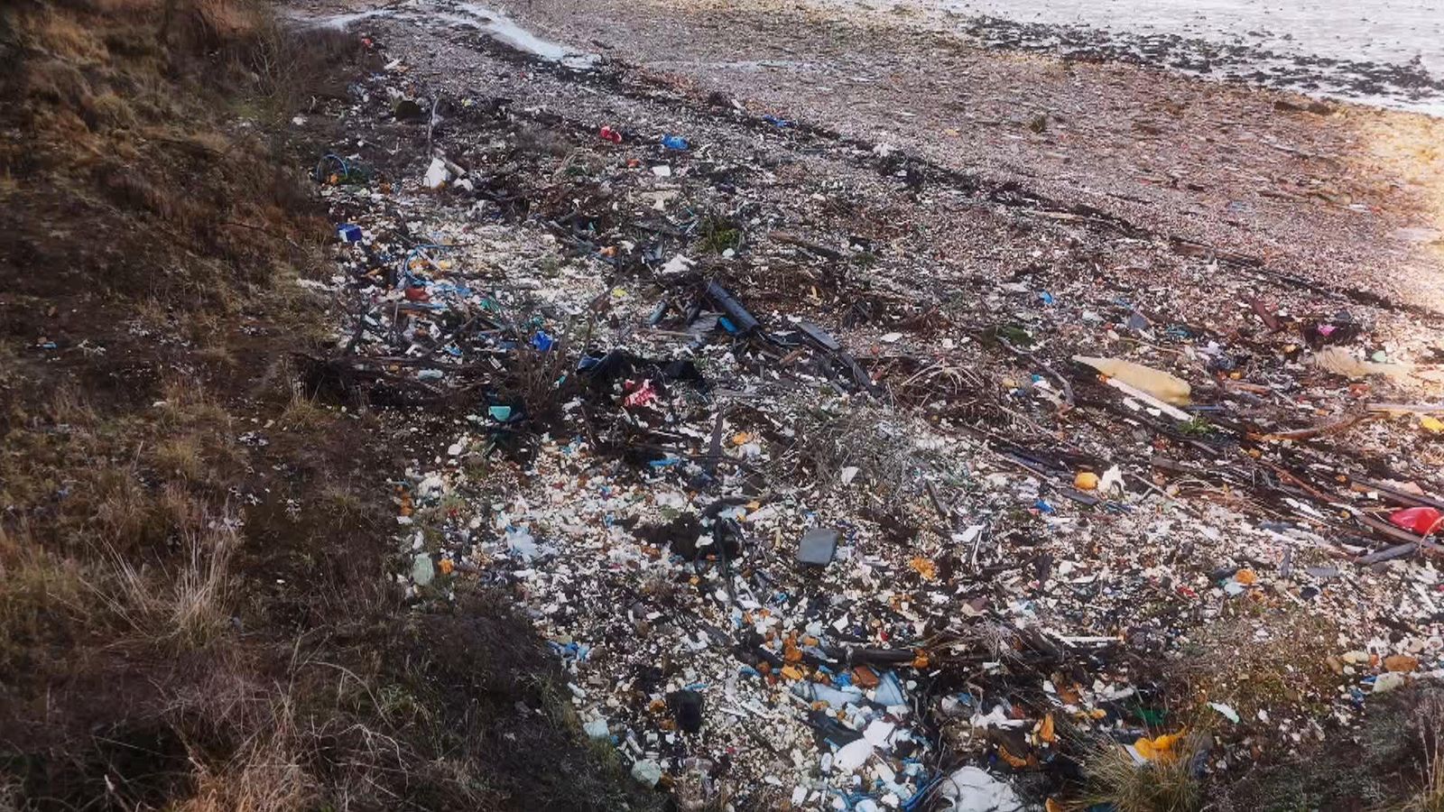 Lorries dumped waste on beach, gangs can 'make millions' from illegal tipping