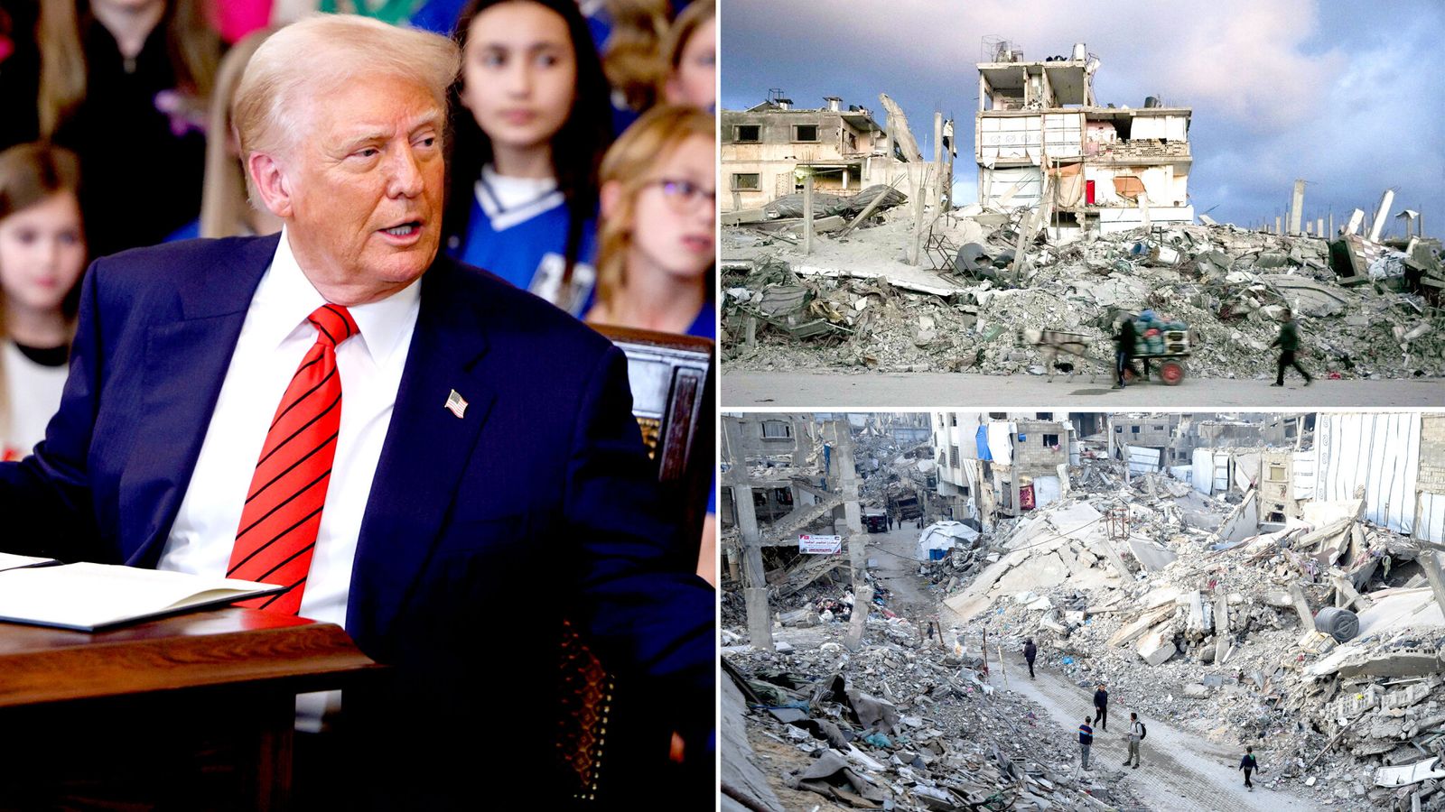 Trump latest: Netanyahu praises ‘remarkable’ Gaza idea – as Israeli army ordered to prepare for Palestinians to leave