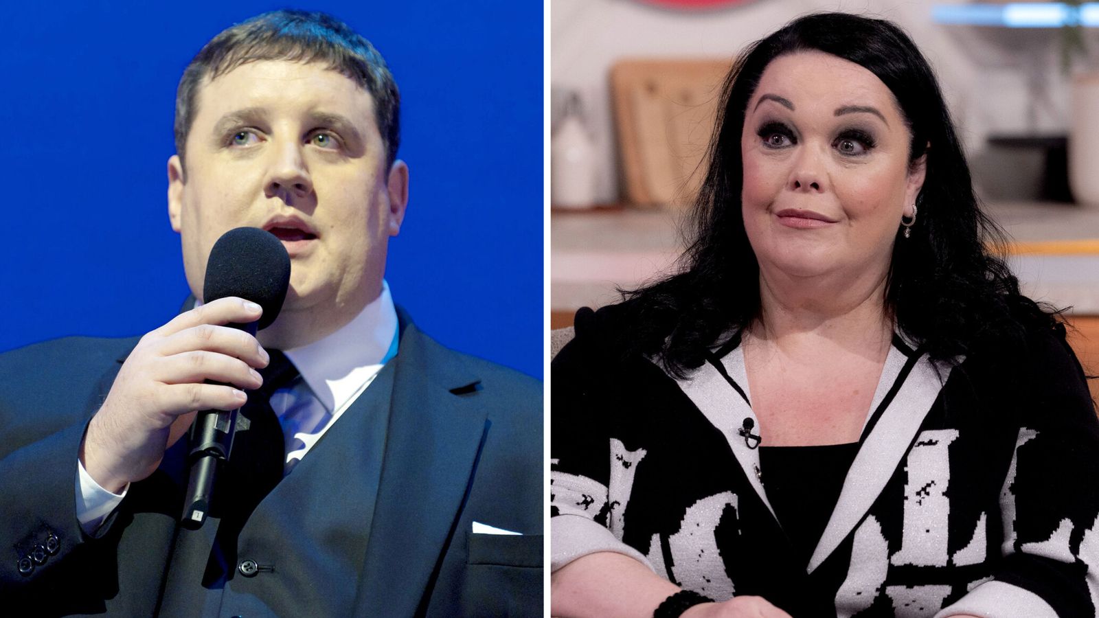 Lisa Riley reacts to Peter Kay's 'upsetting' gig jibe