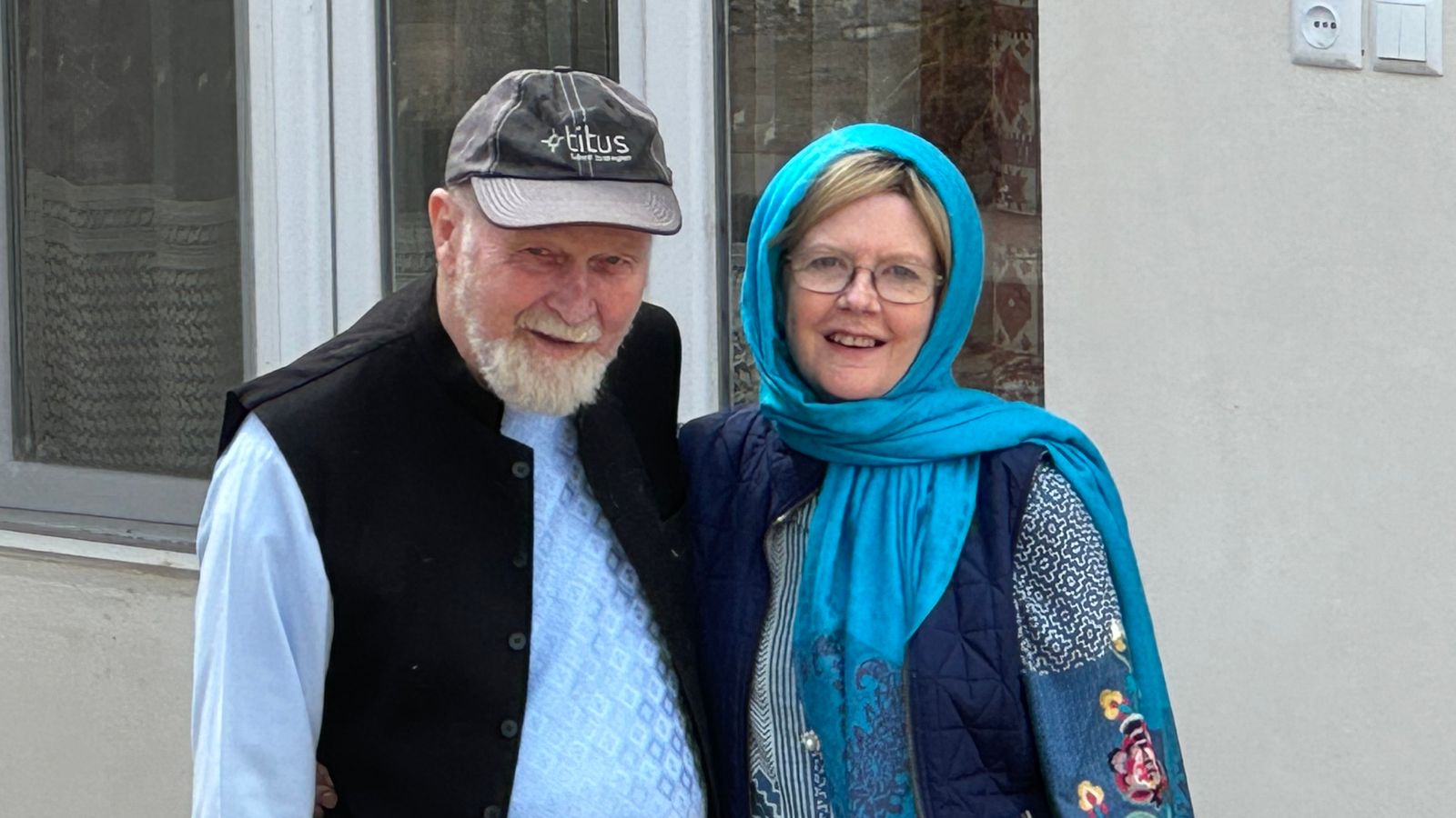 British couple detained by Taliban.