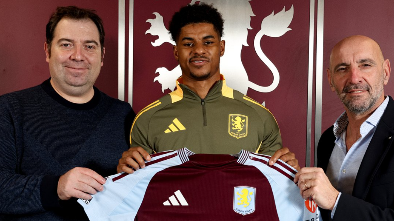 Aston Villa sign Marcus Rashford on loan deal from Manchester United | UK News