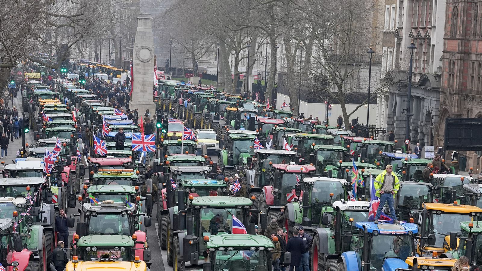 Thousands of farmers protest against inheritance tax changes | News UK ...