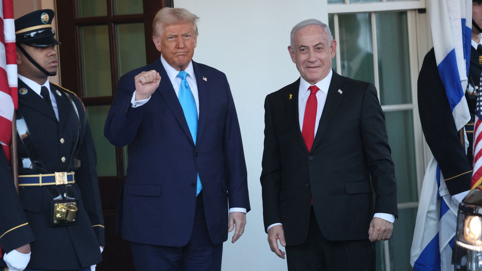 Netanyahu Arrives At White House For Trump Meeting News Uk Video News Netanyahu Arrives At White House For Trump Meeting News Uk Video News