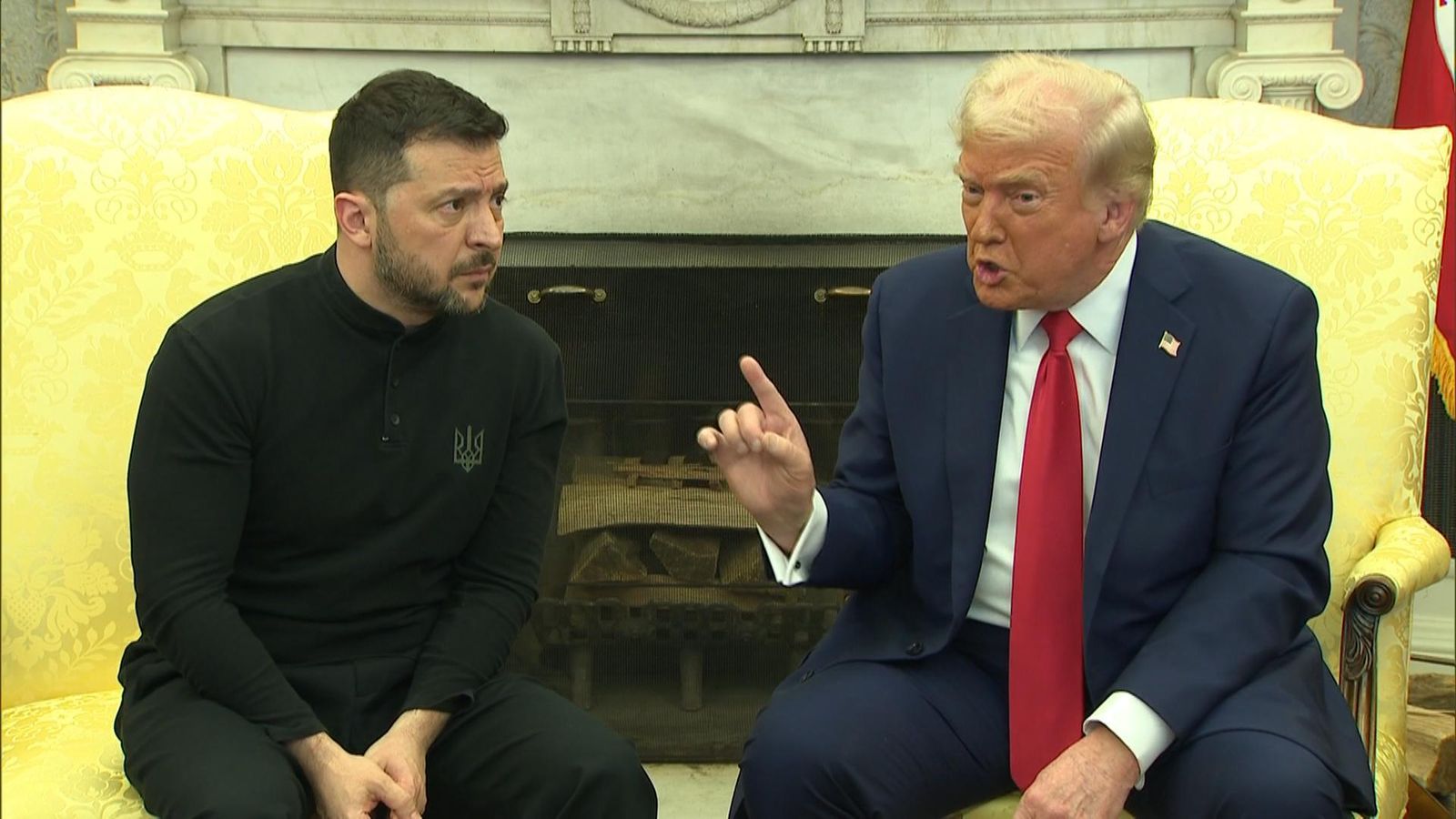Watch in full as Donald Trump and Volodymyr Zelenskyy clash at the
