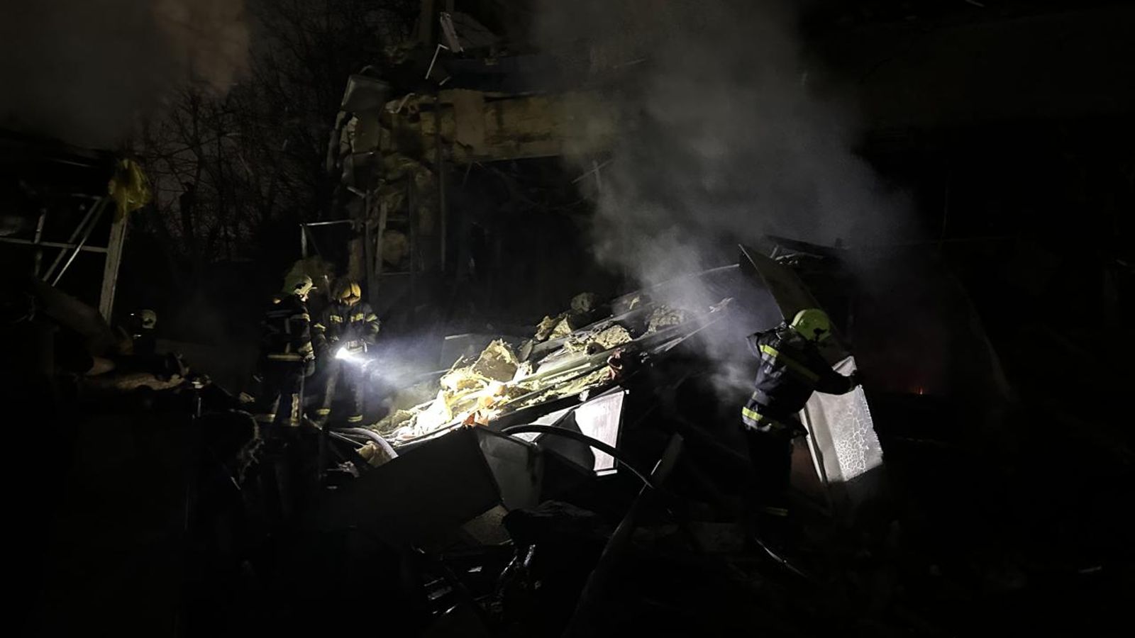At least one person dead after Russian missile attack starts several ...