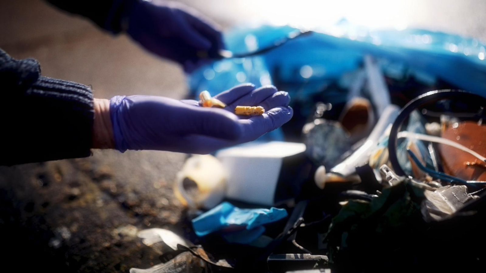 Lorries dumped waste on beach - as Sky News told gangs can 'make millions' from illegal tipping