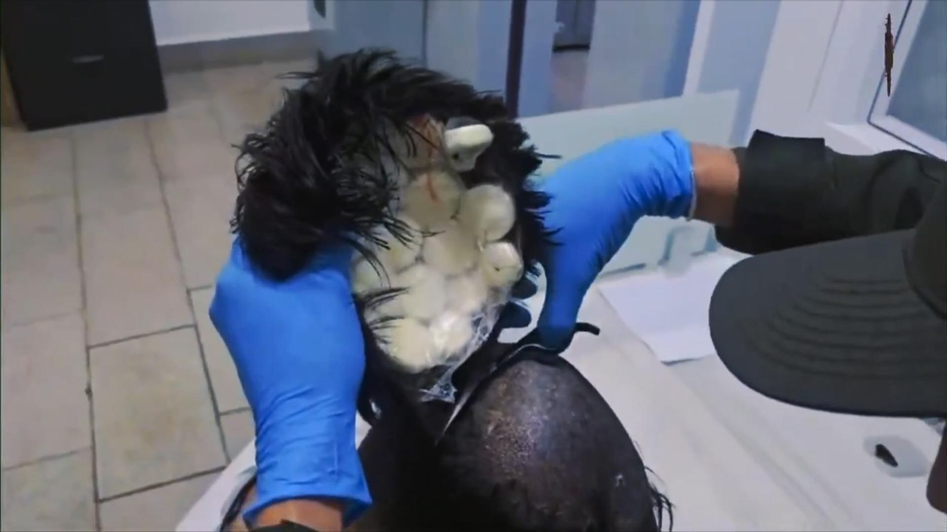 Man caught trying to smuggle cocaine under a wig