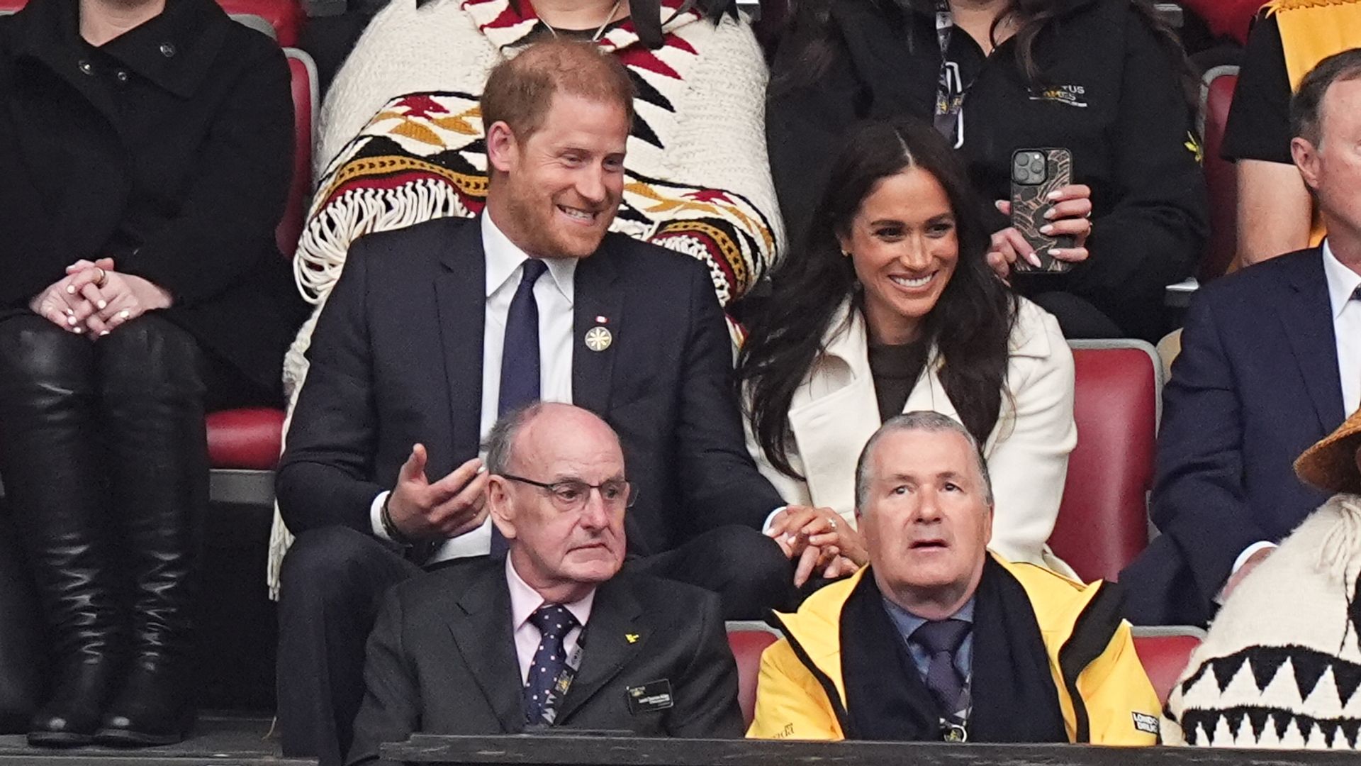 Prince Harry and Meghan cheer Team UK at Invictus Games opening ceremony