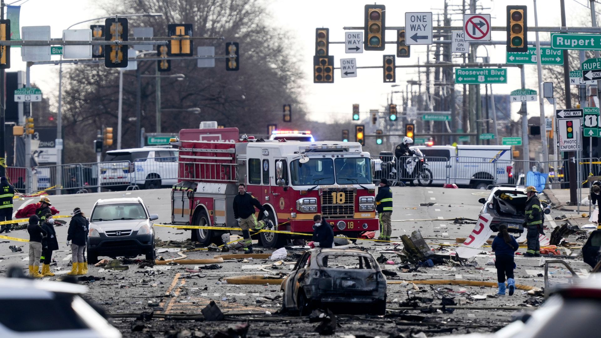 Philadelphia struggles to process America's second plane crash in two days