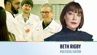 Beth Rigby and Keir Starmer 
