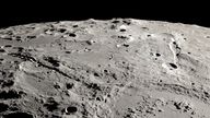 The surface of the moon. File pic: NASA/AP